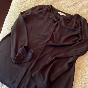 Black MT Loft button up blouse.  Barely worn.
